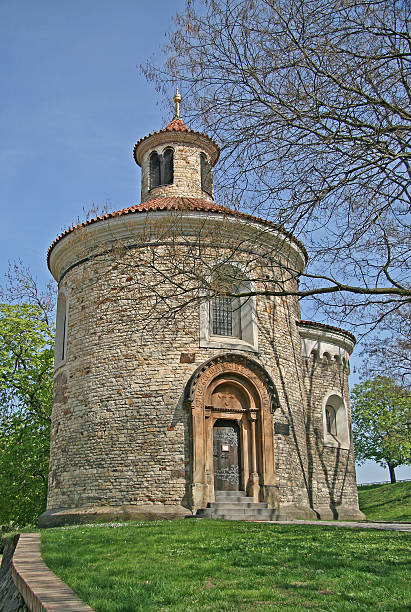 istock Oldest Rotunda in Vysehrad, Prague, Czech Republic 486827244