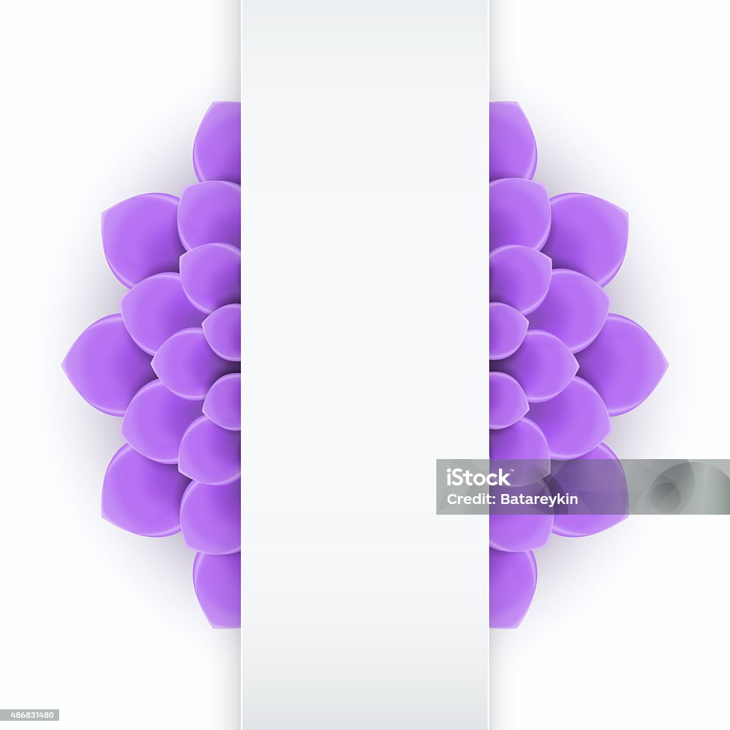 Carte De Voeux Ou Fond Avec Fleur Violet Clair Vecteurs libres de droits et  plus d'images vectorielles de Lotus - Nénuphar - Lotus - Nénuphar,  Photographie, Violet - iStock