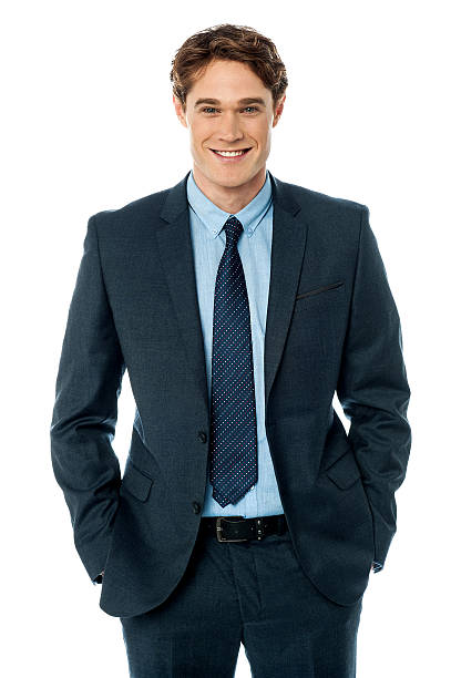 istock Happy smiling business man, isolated on white 486831683