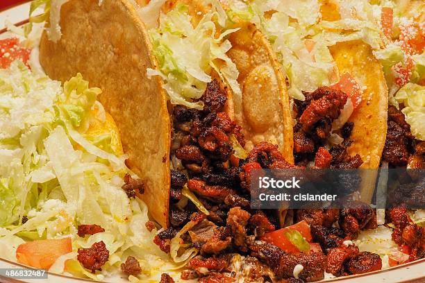 Pastors Tacos Stock Photo - Download Image Now - Crunchy, Horizontal, Main Course