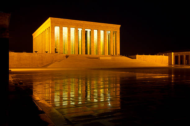 istock Anitkabir at night -  Ataturk Mausoleum 486833395