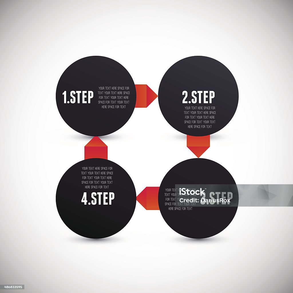 Abstract Concept Steps Info Graphic Information Stock Illustration ...