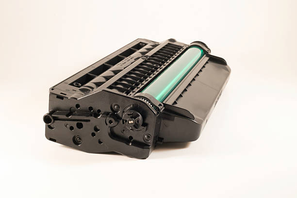 istock printer, cartridge, laser, large, green, isolated, 486833960