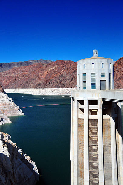 istock Hoover Dam detail - Arizona / Nevada state border 486835809