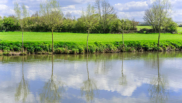 río, luz - uk beauty in nature worcestershire vale of evesham fotografías e imágenes de stock