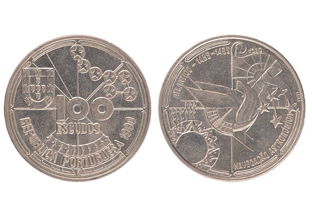 istock Portuguese 100 Escudos Coin 486836244