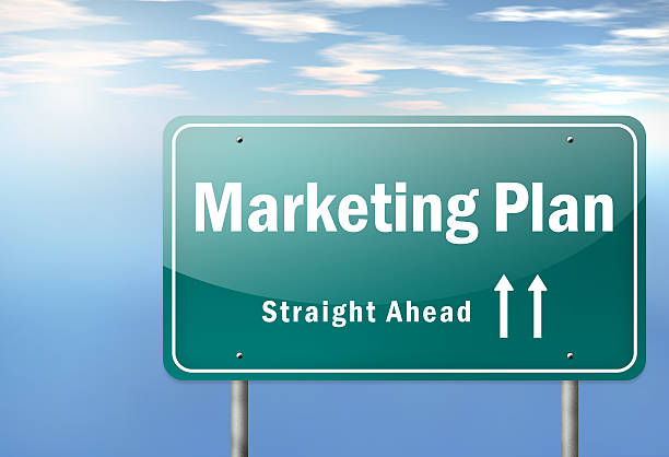 istock Highway Signpost Marketing Plan 486836330