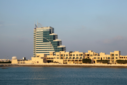 Architecture in Manama, Kingdom of Bahrain, Middle East