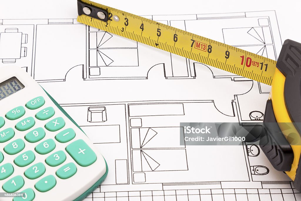 House plan Apartment Stock Photo