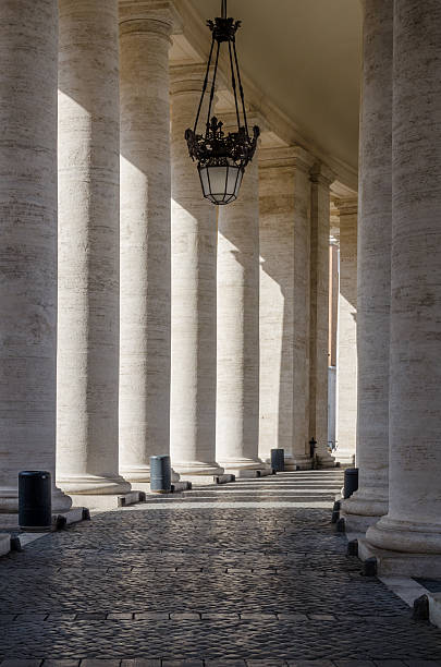 istock The imposing columns of St Peter's Square 486836413