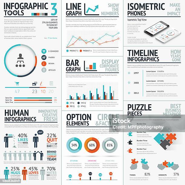 Stunning Infographic Elements Vector Set For Your Projects To Impact Stock Illustration - Download Image Now