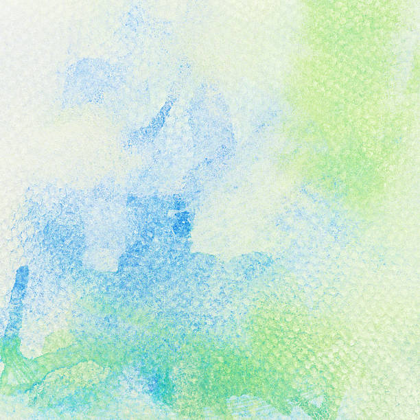 istock Abstract colorful watercolor background painted on grainy paper 486837271