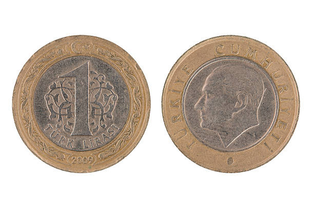 istock One Turkish lira coin 486839584
