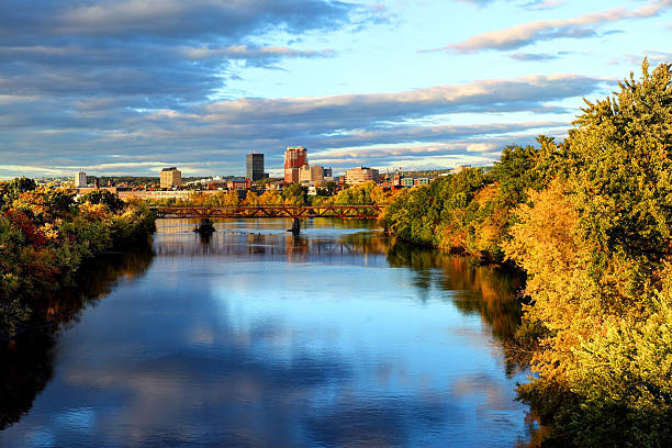 istock Autumn in Manchester, New Hampshire 486840894