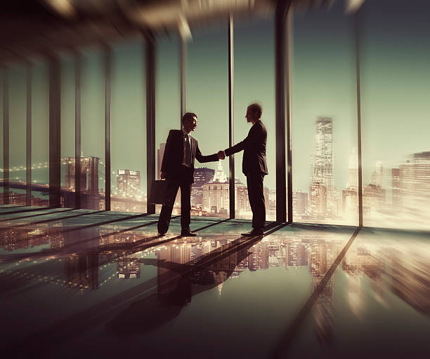 istock Business People Hand Shake Office City Concept 486842192