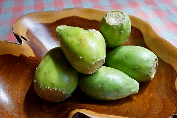 istock Prickly pears in a wooden bowl 486843016