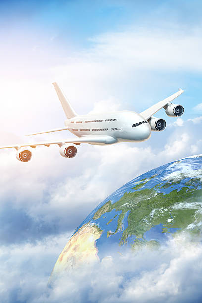 istock Air travel concept. Getting away from it all. 486843958