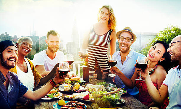 istock Friend Friendship Dining Celebration Hanging out Concept 486844688
