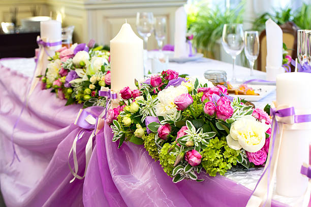 istock flowers to decorate the festive table 486847338