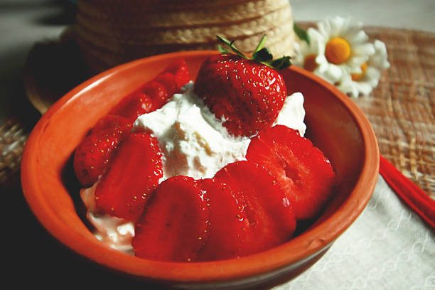 istock healthy breakfast cottage cheese with strawberries 486852224
