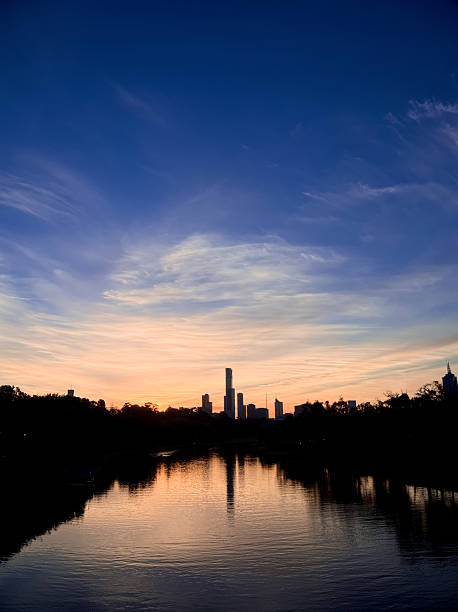 istock Melbourne yarra city view 486856915