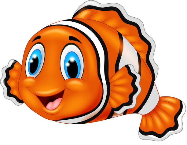 Cute Clown Fish Cartoon Stock Illustration - Download Image Now - Clown Fish,  Cartoon, 2015 - iStock