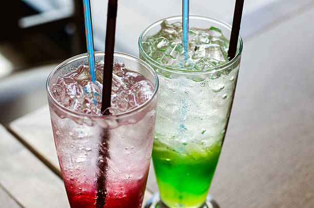 istock italian soda on wood table 486857752