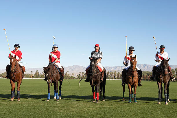 istock Polo Players And Umpire On Field 486858271