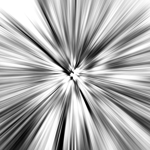 istock Black and white winter holidays background with radial blur 486858840