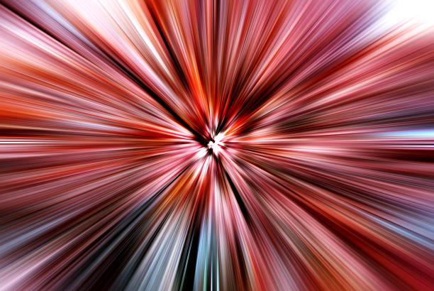 istock Abstract red winter holidays background with radial blur 486859376