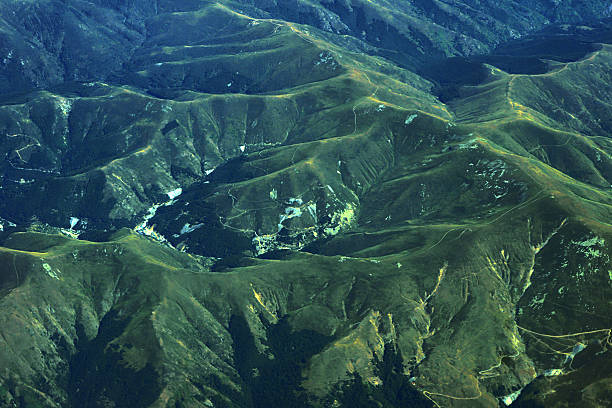 istock View from aircraft to the mountains 486859583