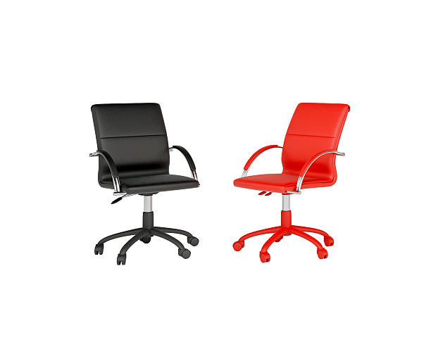 istock Two office chairs. The concept of dialogue 486860659