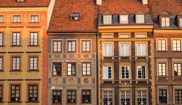 istock Architecture on the Warsaw's Old Town Market Place 486865336