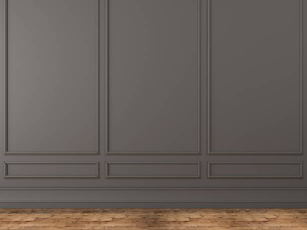 istock Background of a classic gray wall 486866520
