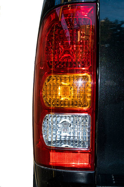 istock Rear lights of a motor vehicle 486867898