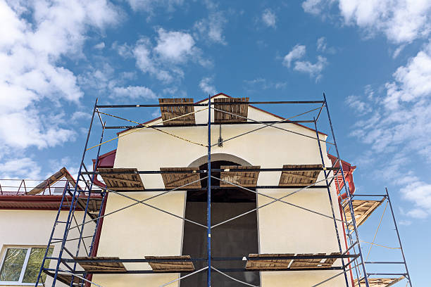 istock scaffolding around a building renovating facade 486870772