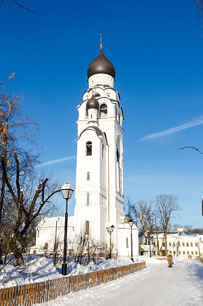 istock Orthodox Church in Moscow, Russia winter, 486875340