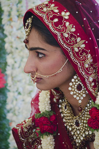 istock Beautiful Indian, Punjabi Bride at her wedding. 486876958