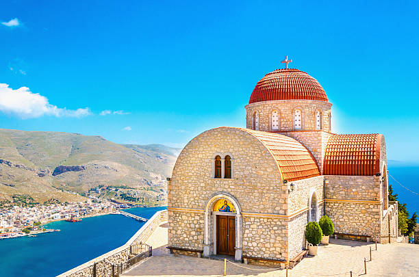 istock The Monastery of Agios Savvas in Kalymnos, Greece 486877156