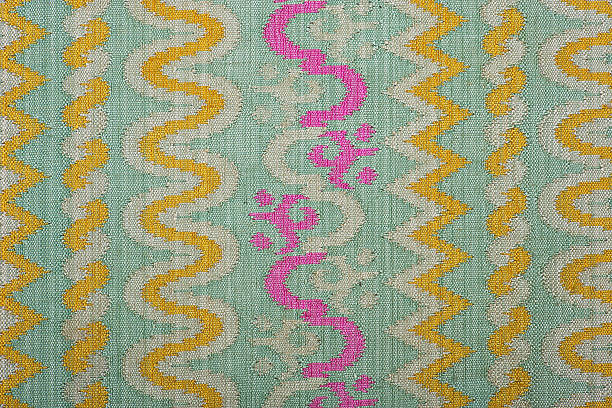 istock Colorful thai silk handcraft organic using natural dyes close up 486878010