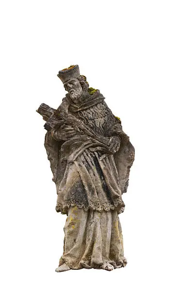 Stone figure of an holy man