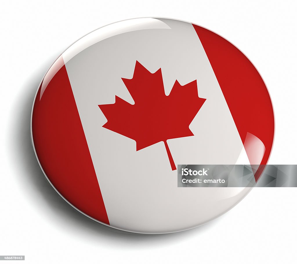 In Canada - Foto stock royalty-free di Badge