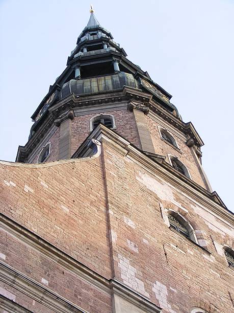 istock Saint Peter cathedrale spire in Riga, Latvia 486878613