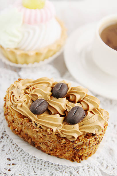 chocolate cake with cream