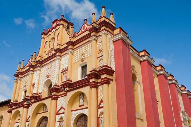 istock Cathedral of San Cristobal de las Casas, Chiapas (Mexico) 486879315