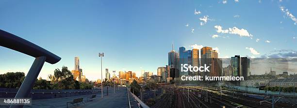 Melbourne Morning Sun Stock Photo - Download Image Now - Architecture, Australia, Bridge - Built Structure