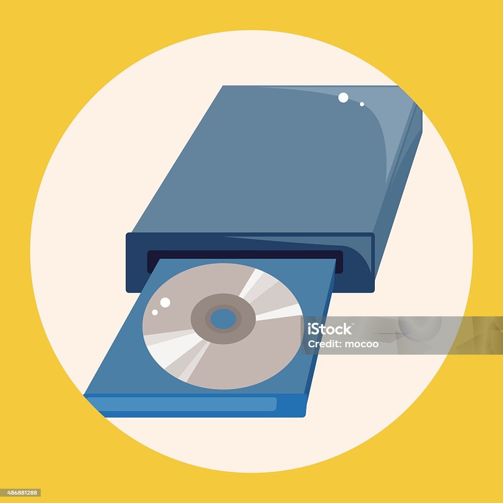 Cdrom Theme Elements Stock Illustration - Download Image Now - 2015, CD ...