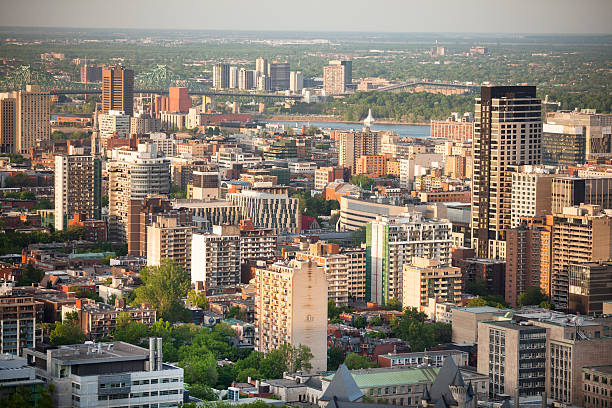 istock City skyline at night, Montreal, Canada 486881923