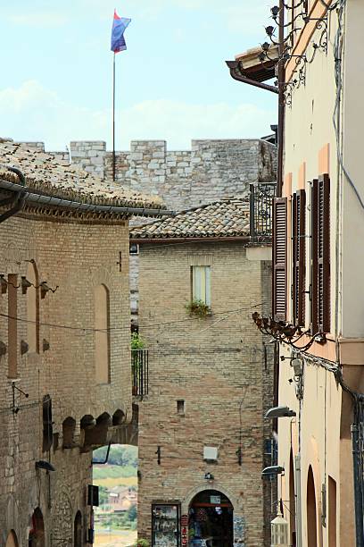 istock assisi - architecture in the old town 486882198