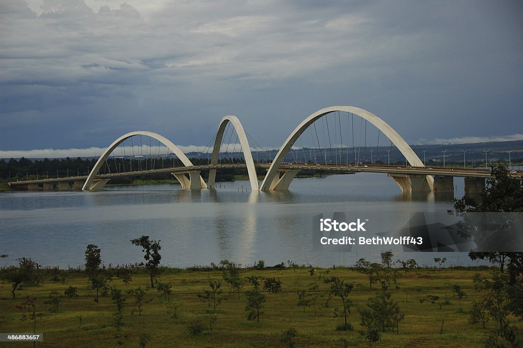 Juscelino Kubitschek Bridge - Zbiór zdjęć royalty-free (Brasilia)